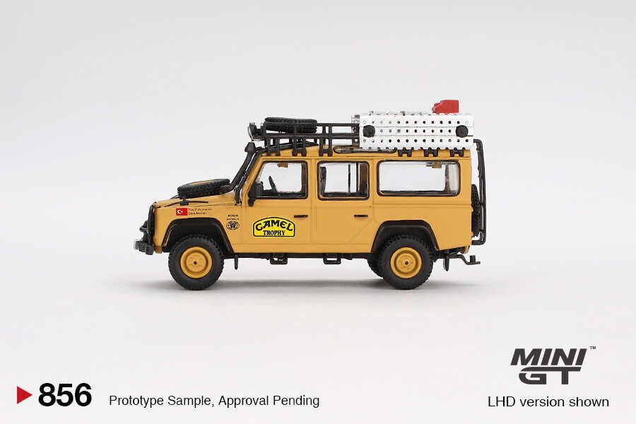 Mini GT 1/64 Land Rover Defender 110 1989 Camel Trophy Amazon Team Turkey - Turkey Exclusive  Blister Pack