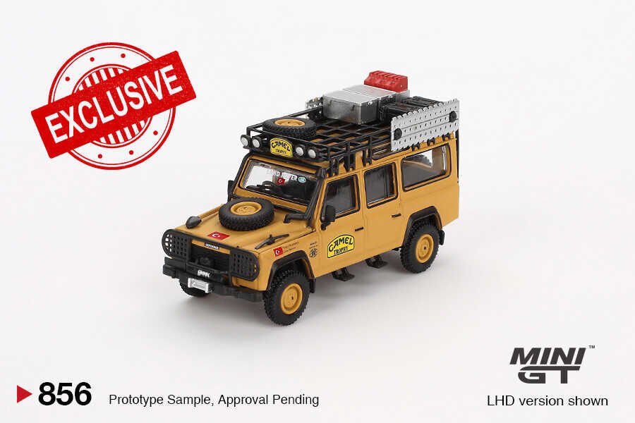 Mini GT 1/64 Land Rover Defender 110 1989 Camel Trophy Amazon Team Turkey - Turkey Exclusive  Blister Pack