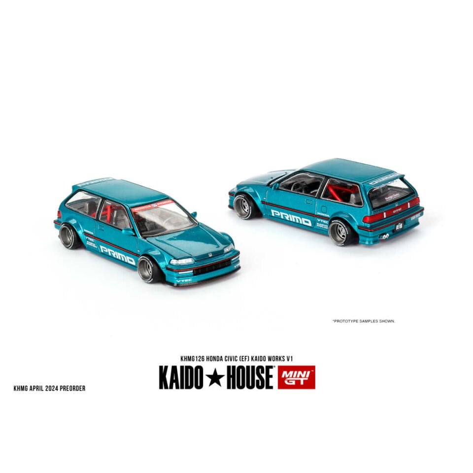 Mini GT 1/64 Honda Civic (EF) Kaido Works V1