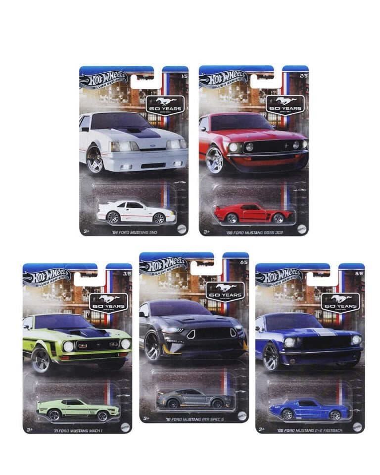 Hot Wheels Mustang 60 Years Set GRT01
