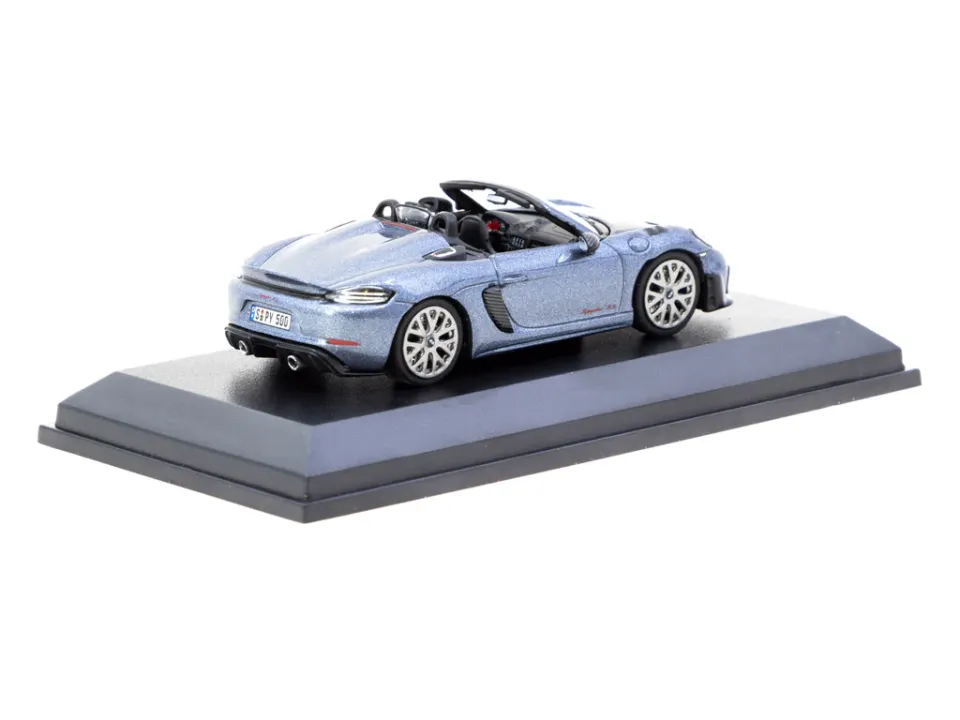 Minichamps X Tarmac Works 1/64 Porsche 718 Spyder RS Vanadium Grey Metallic