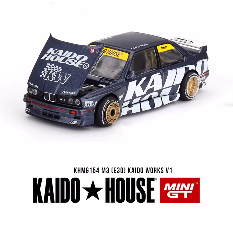 Mini GT 1/64 KaidoHouse BMW M3 (E30) Kaido Works V1