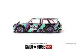 Mini GT 1/64 Datsun KAIDO 510 Wagon HKS V1