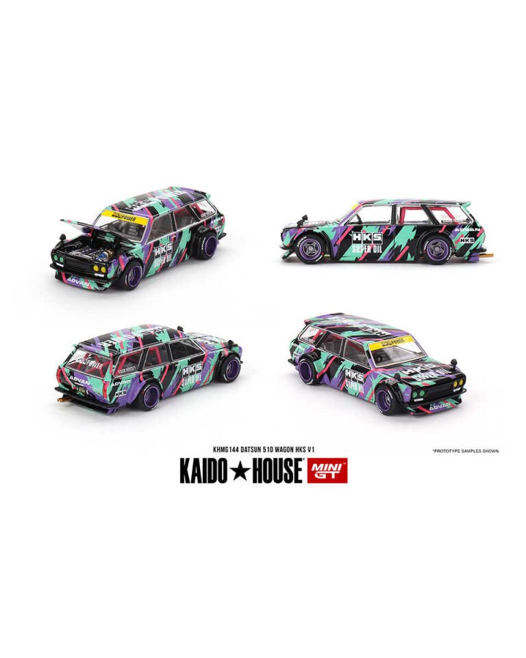 Mini GT 1/64 Datsun KAIDO 510 Wagon HKS V1