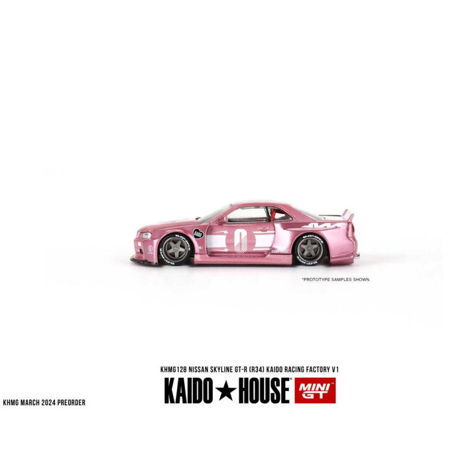 Mini GT 1/64 Nissan Skyline GT-R (R34) KAIDO RACING FACTORY V1 24