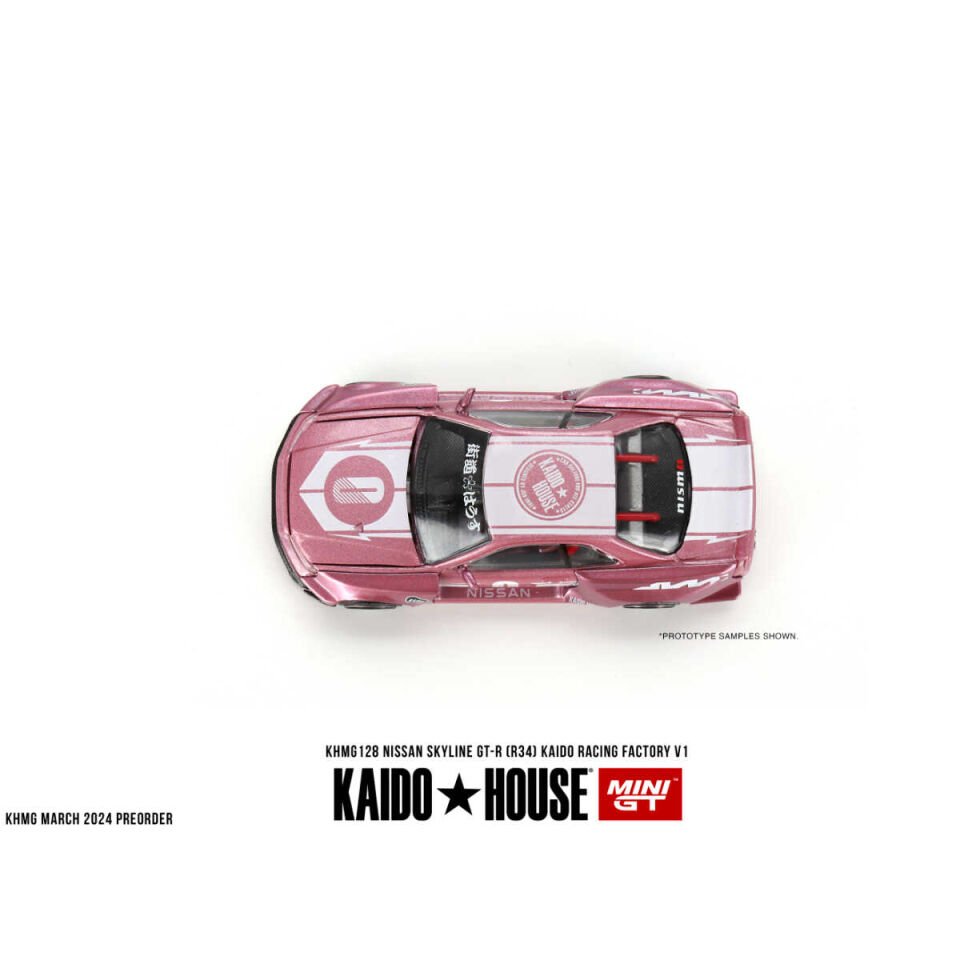 Mini GT 1/64 Nissan Skyline GT-R (R34) KAIDO RACING FACTORY V1 24
