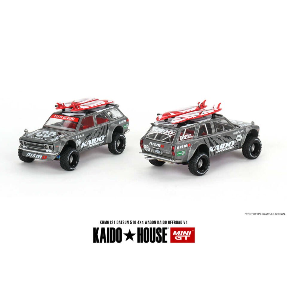 Mini GT 1/64 Datsun KAIDO 510 Wagon 4x4 Kaido Offroad V1