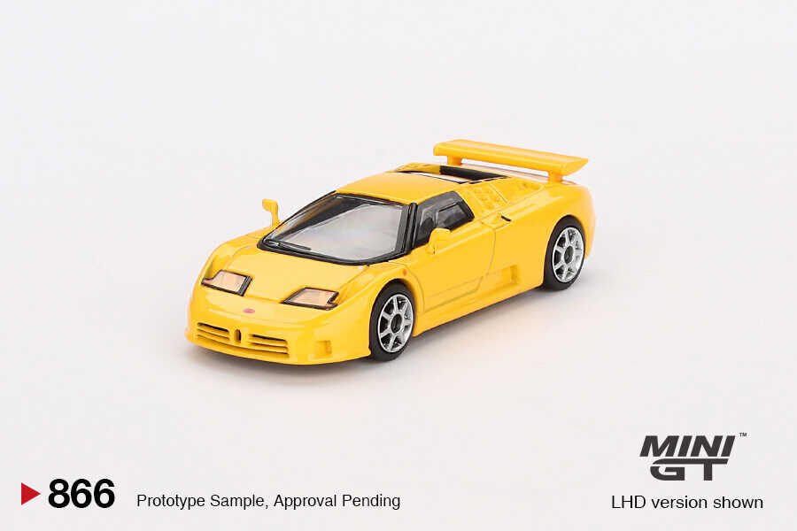 Mini GT 1/64 Bugatti EB110 Super Sport Giallo Bugatti MGT00866