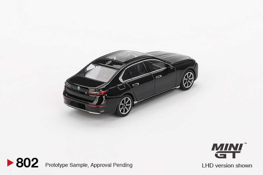 Mini GT 1/64 BMW i7 eDrive50 Black Sapphire - Blister Paket MGT00802
