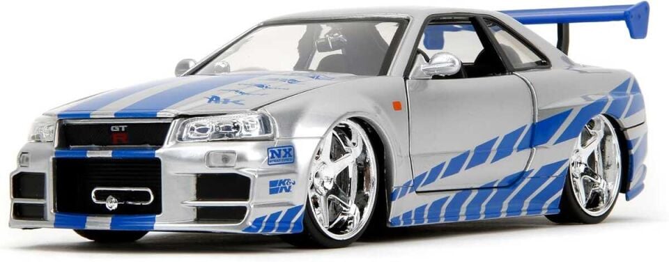 Jada 1/24 Fast and Furious 2002 Nissan Skyline GT-R R34 253203044
