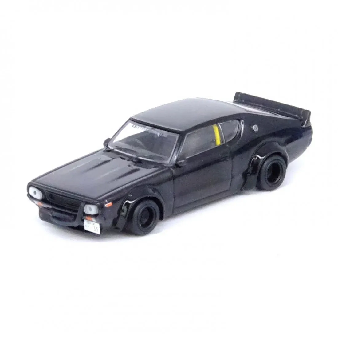 Inno 1/64 Nissan Skyline 2000 GT-R (KPGC110) ''KENMERI'' Black IN64-KPGC110LB-BLA