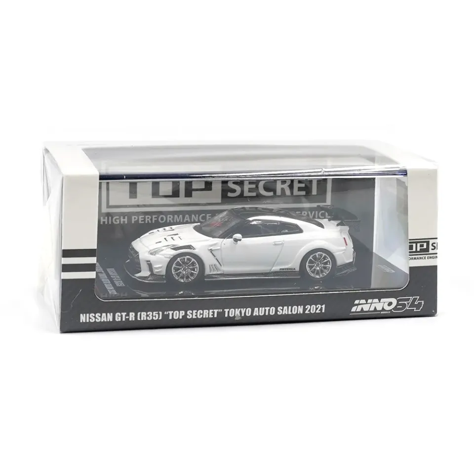 Inno 1/64 Nissan GT-R (R35) ''TOP SECRET'' Tokyo Auto Salon 2021 IN64-R35TS-TAS2021