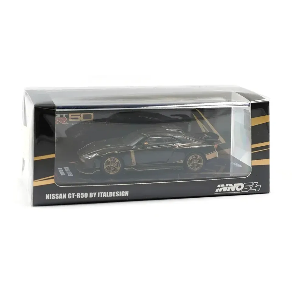 Inno64 1/64 Nissan GT-R50 By Italdesign Black IN64-R50-BLK