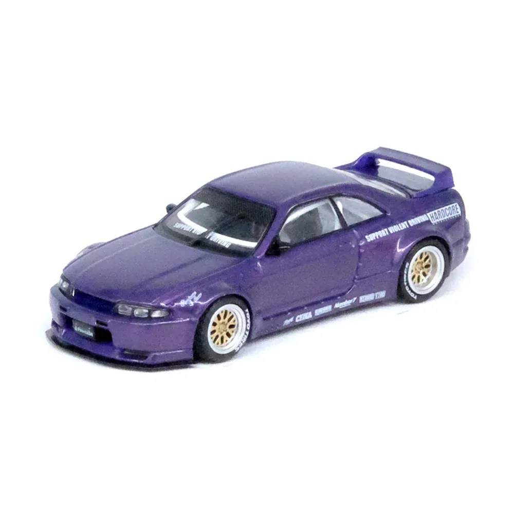 Inno 1/64 Nissan Skyline GT-R (R33) ''PANDEM ROCKET BUNNY'' Purple IN64-R33P-PPL