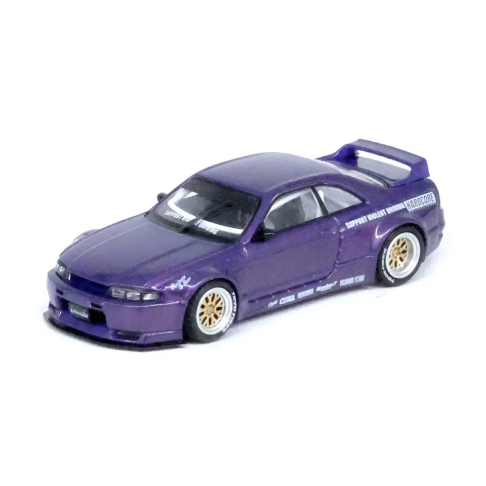 Inno 1/64 Nissan Skyline GT-R (R33) ''PANDEM ROCKET BUNNY'' Purple IN64-R33P-PPL