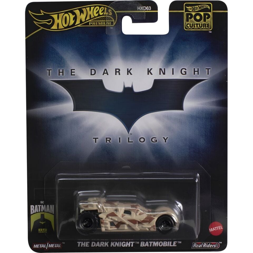 Hot Wheels Premium  Pop Culture Arabalar The Dark Knight Batmobile HXD97