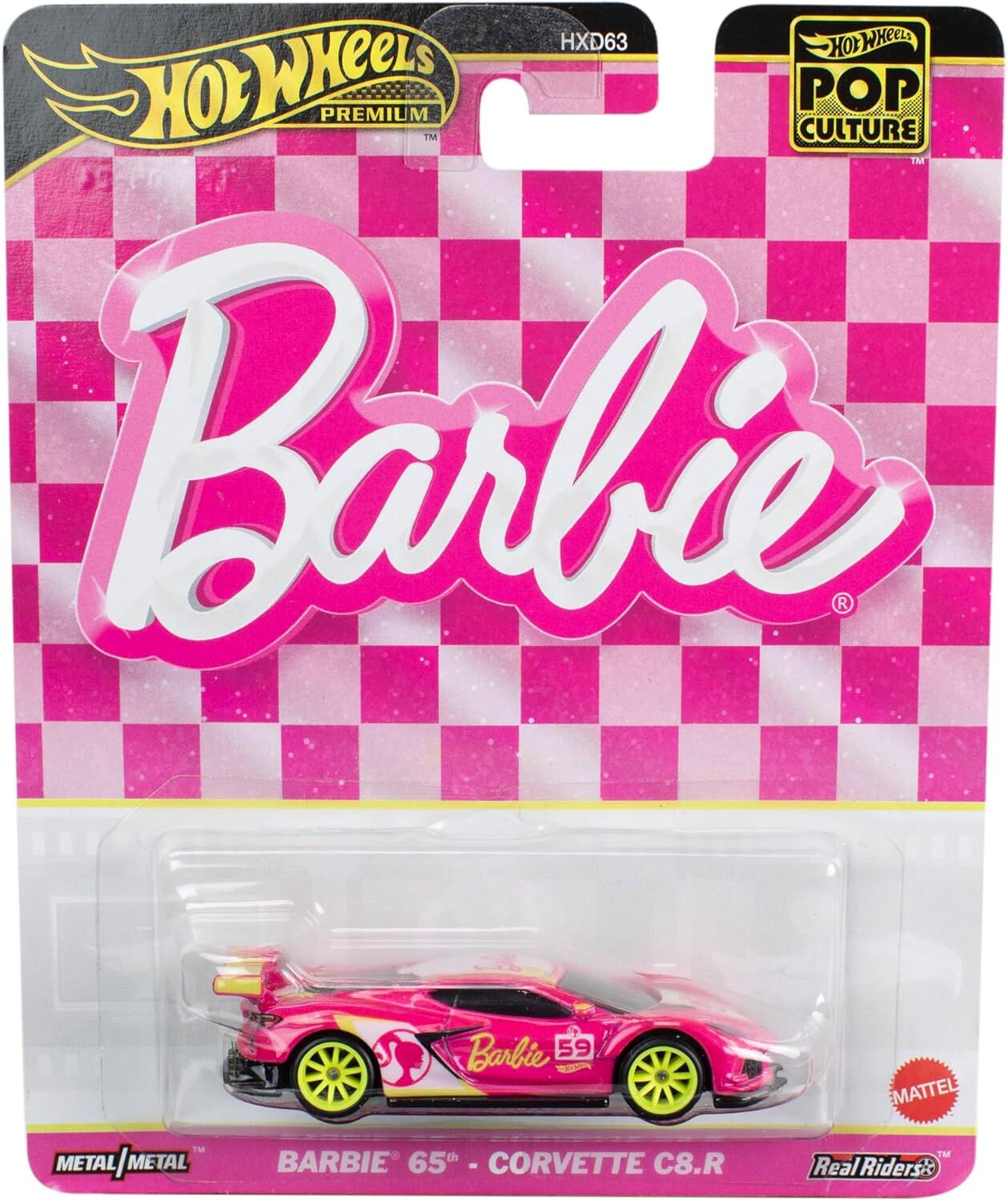 Hot Wheels Pop Culture Barbie 65 Corvette C8.R HVJ51