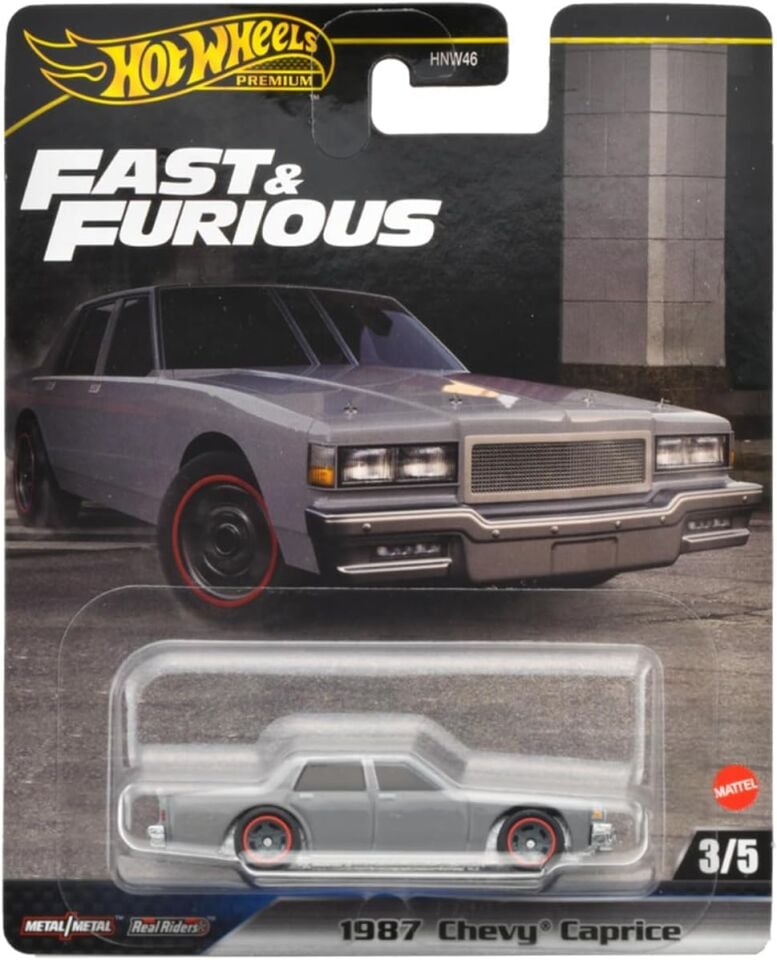 Hot Wheels Hızlı ve Öfkeli Premium Arabalar 1987 Chevy Caprice HRT98