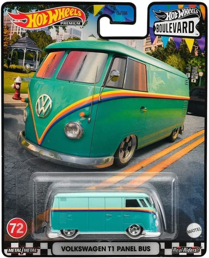 Hot Wheels Premi̇um Boulevard  Arabalar Volkswagen T1 Panel Bus HKF18