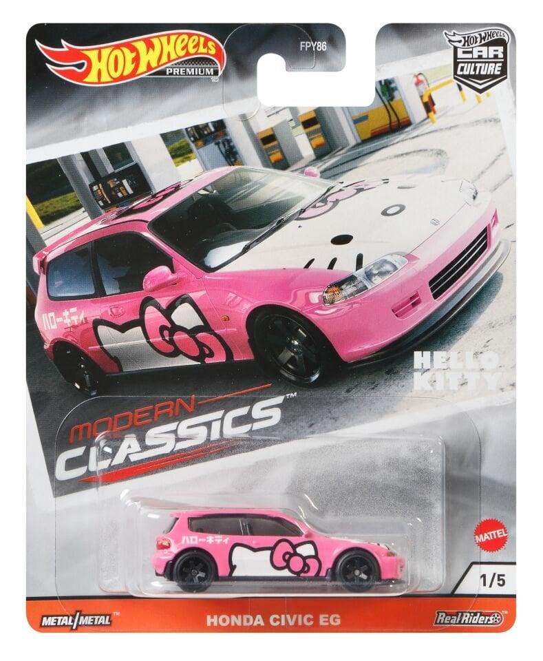 Hot Wheels Premi̇um  Car Culture Arabalar Honda Civic Hatchback GJR00