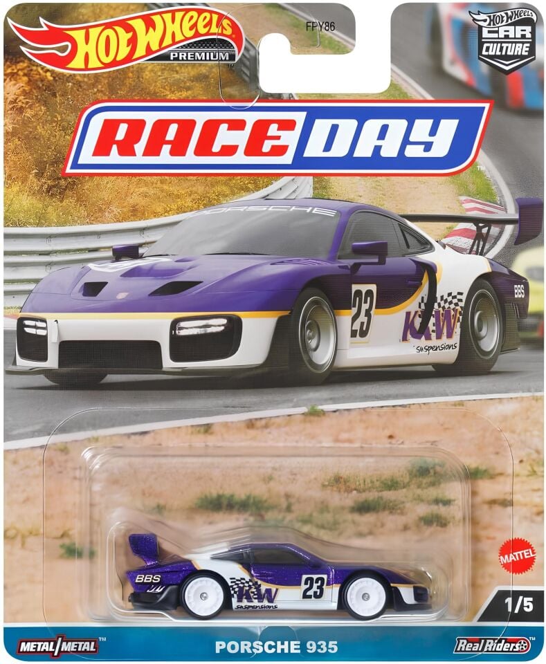 Hot Wheels Premi̇um  Car Culture Arabalar Race Day Porsche 935 HKC59