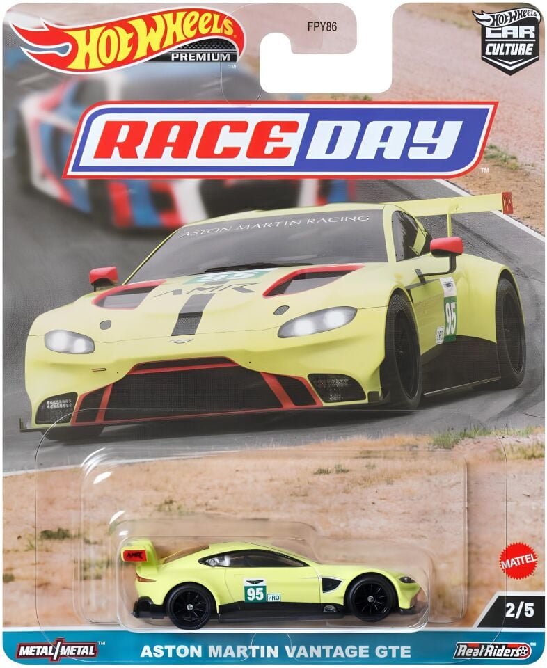 Hot Wheels Premi̇um  Car Culture Arabalar Race Day  Aston Martin Vantage GTE HKC60