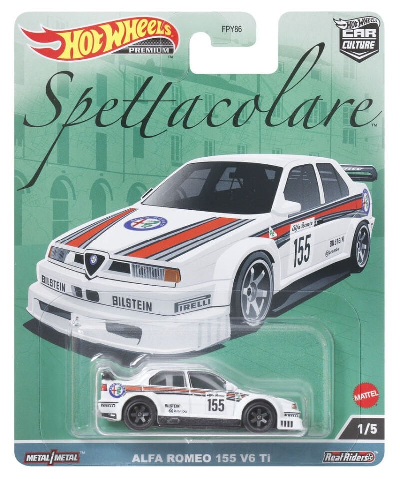 Hot Wheels Premi̇um Car Culture Arabalar Alfa Romeo 155 V6 TI HKC48