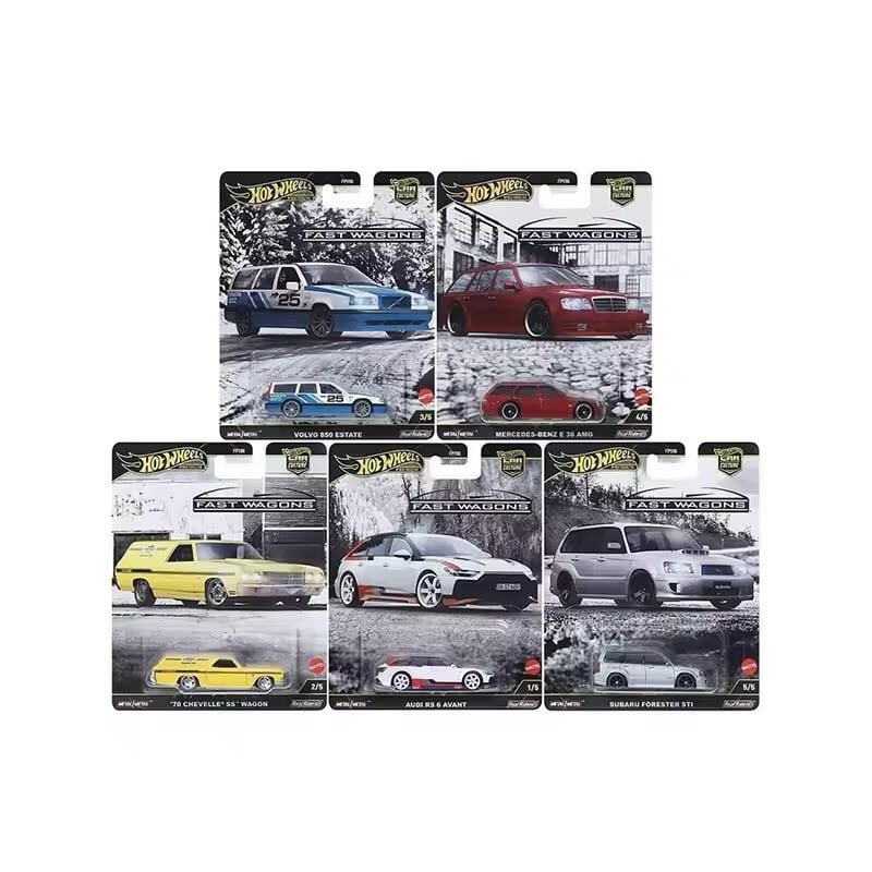 Hot Wheels Premium Fast Wagons Beşli Araba Seti FPY86