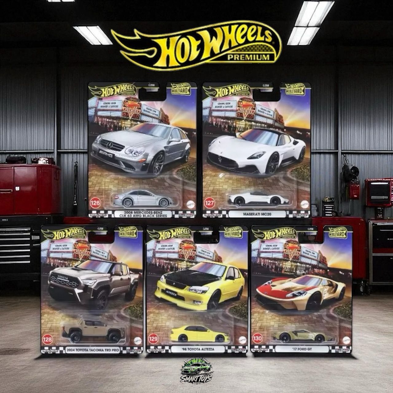 Hot Wheels Boulevard Mix 1 2025 Premium Araba Seti