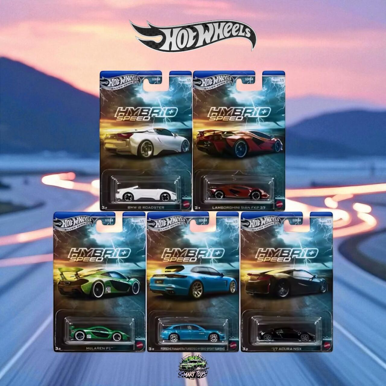 (PRE ORDER) Hot Wheels  Hybrid Speed Beşli Set - GDG44