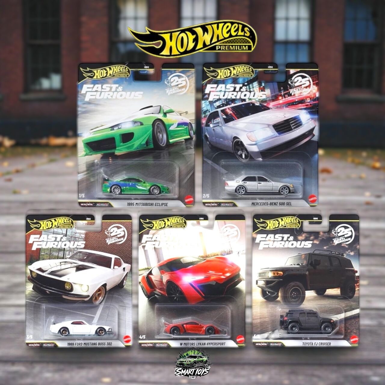 Hot Wheels Premium Fast and Furious 25th Anniversary (YD)