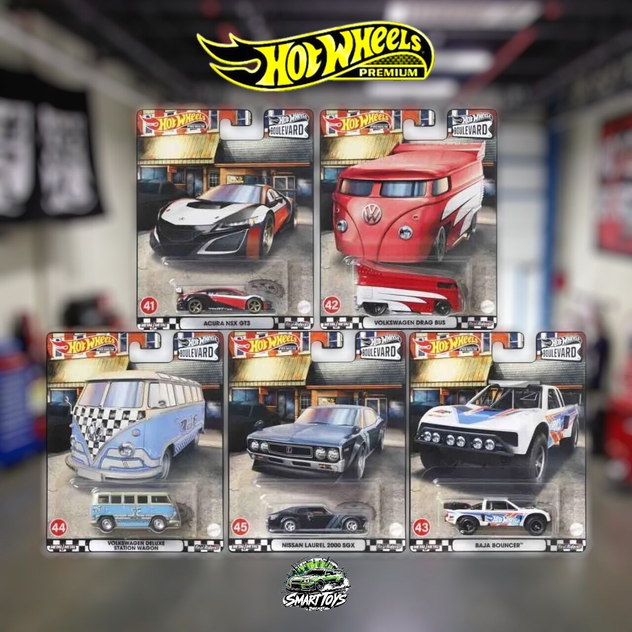 Hot Wheels Premium Boulevard Set 2022 (41-45)