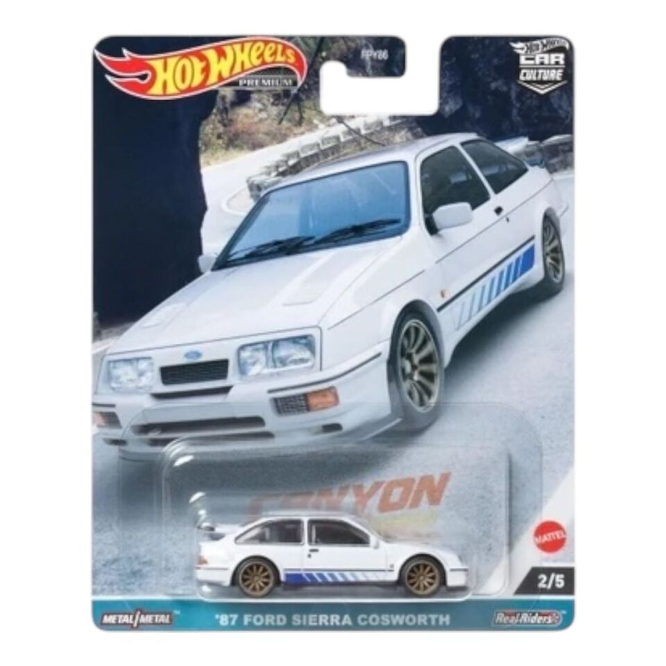 Hot Wheels Premium Canyon Warriors FPY86 - '87 Ford Sierra Cosworth