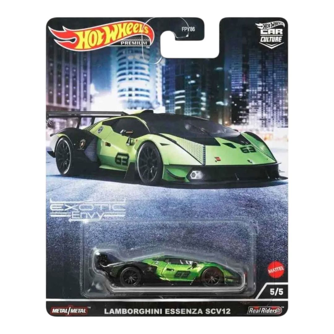 Hot Wheels Premium 2022 Exotic Envy  FPY86-957M - Lamborghini Essenza SCV12
