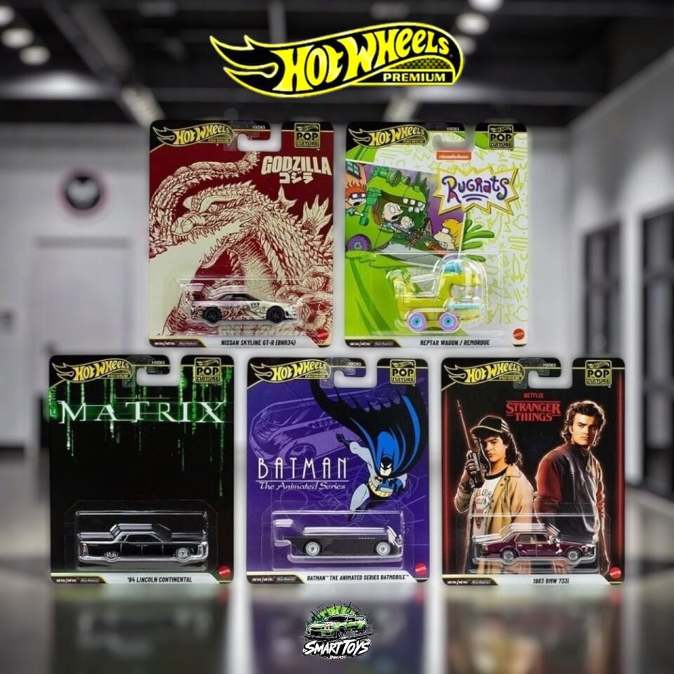 Hot Wheels Premium Pop Culture - Yurt Dışı Set - ÖN SİPARİŞ
