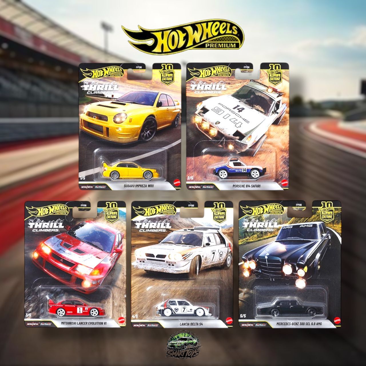 Hot Wheels Premium 2026 Thrill Climbers - HNT21 - Yurt Dışı Set - ÖN SİPARİŞ