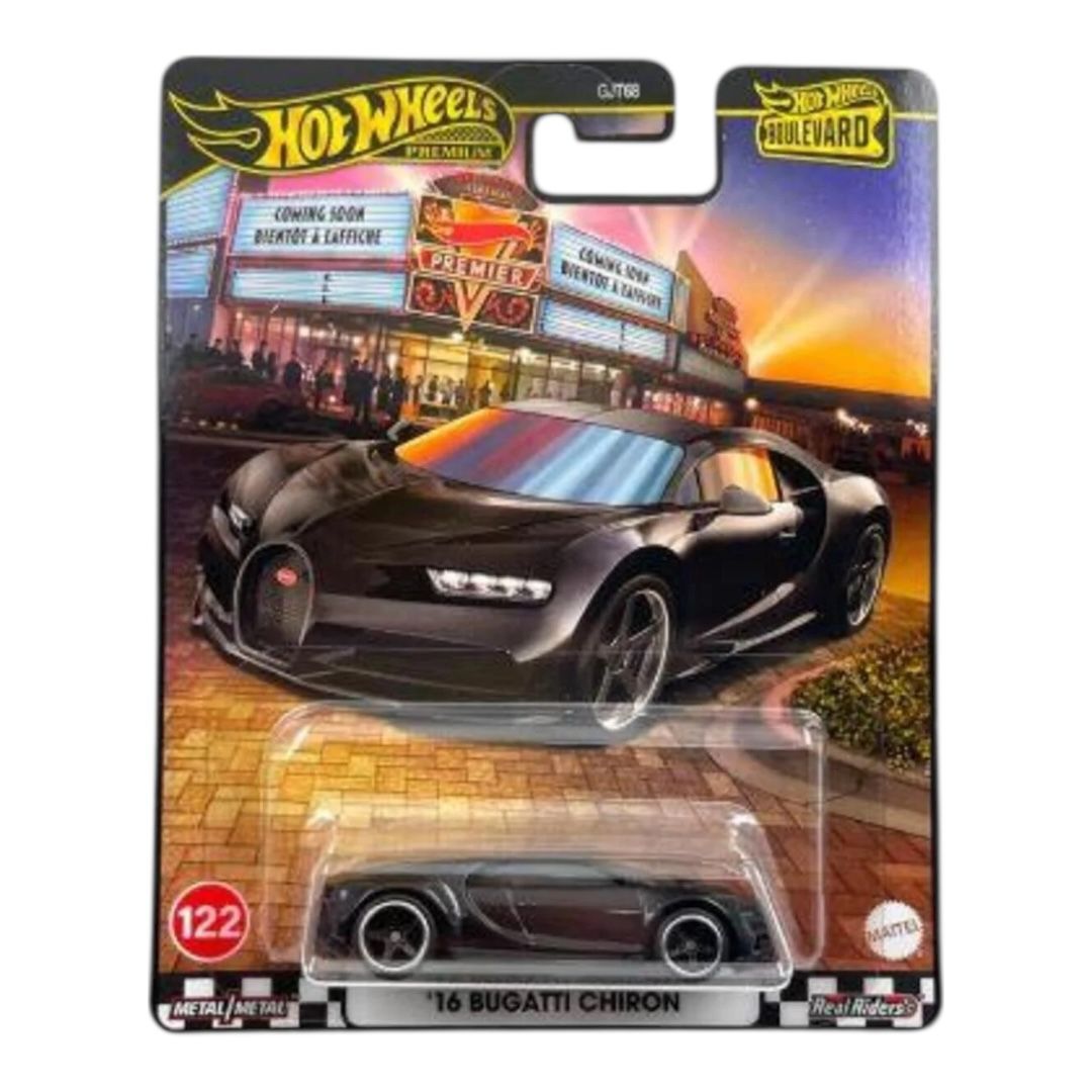 Hot Wheels Premium Boulevard  2025 - '16 BUGATTI CHIRON Black