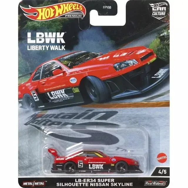Hot Wheels Premium Car Culture - LB-ER34 Super Silhouette Nissan Skyline