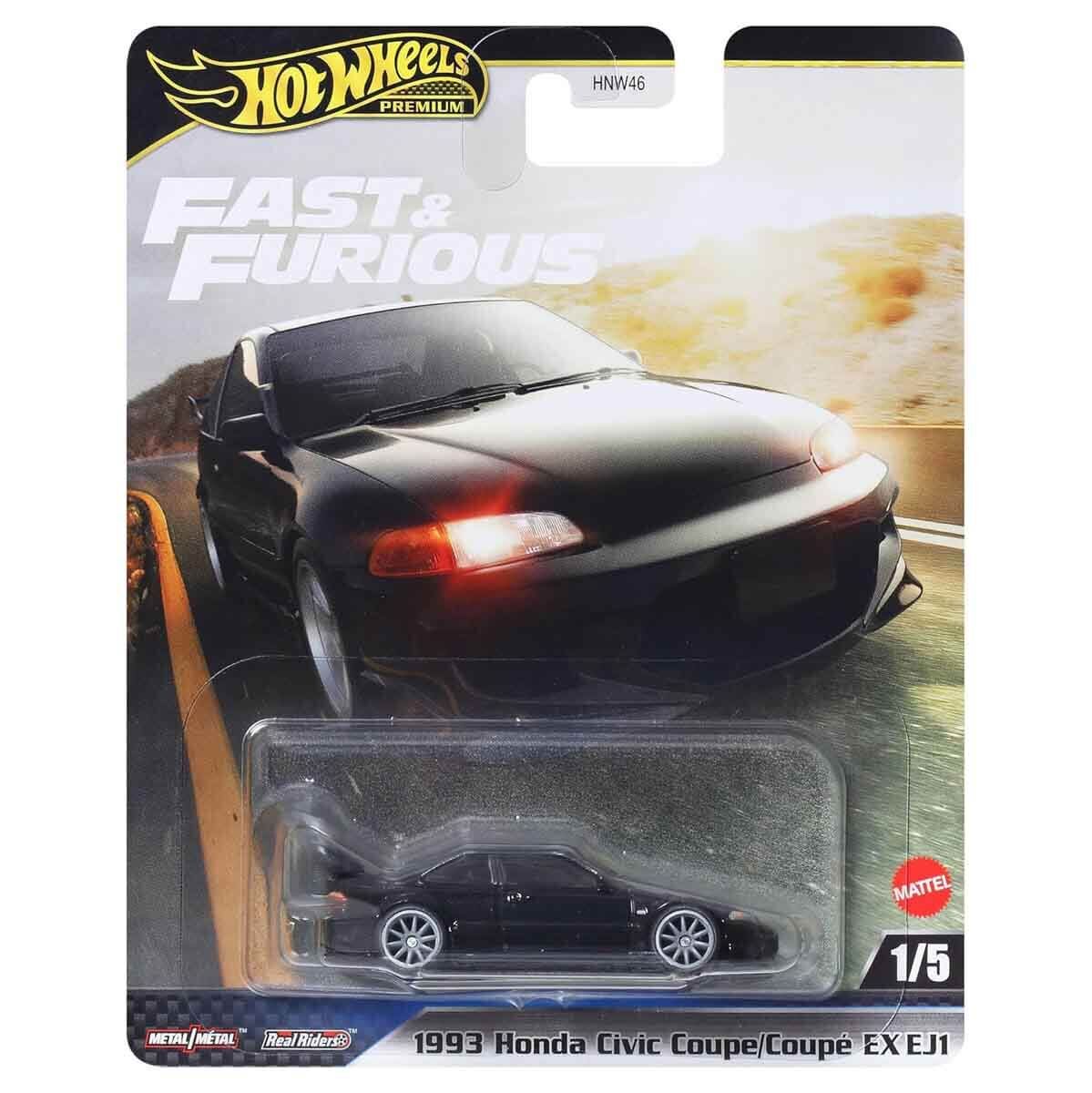 Hot Wheels Premium Fast & Furious -  1993 Honda Civic Coupe Ex Ej1