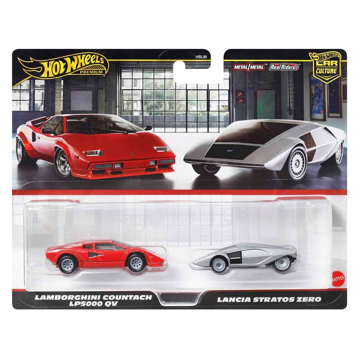 Premium Car Culture 2'li Paket HBL96 - Lamborghini Countach LP5000 QV Ve Lancia Stratos Zero
