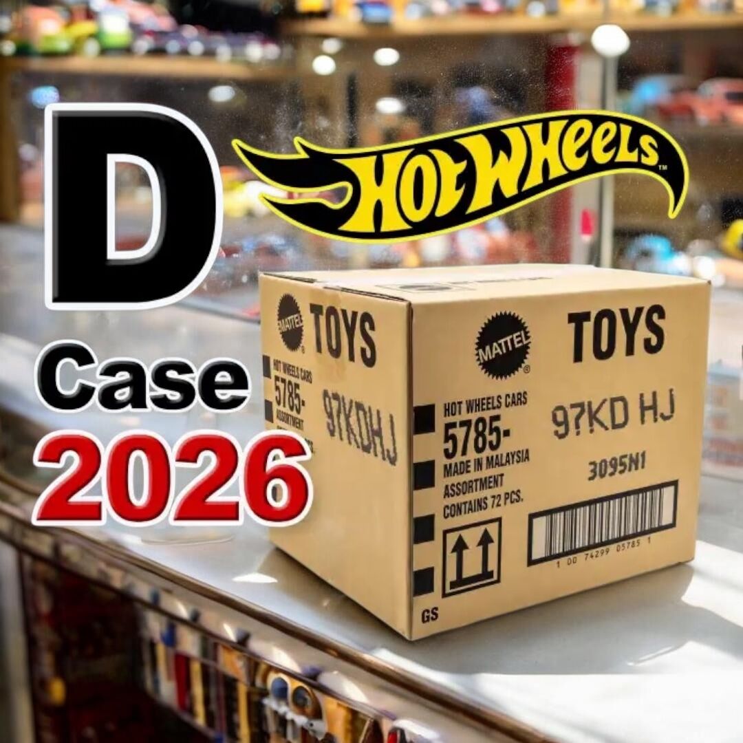 Hot Wheels Tekli Arabalar 2026 D Case - 72 Adetlik Kutu