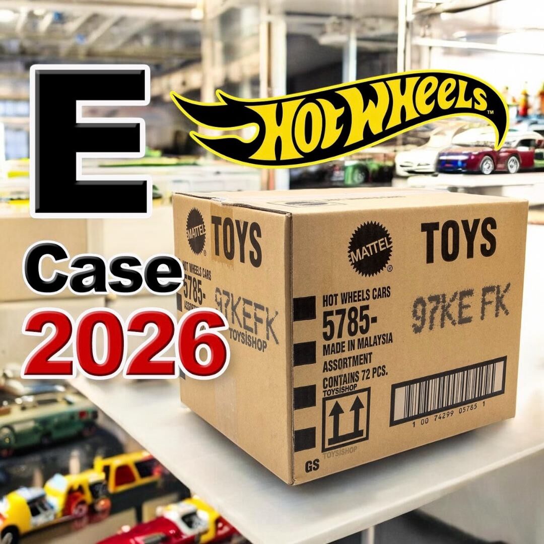 Hot Wheels Tekli Arabalar 2026 E Case - 72 Adetlik Kutu