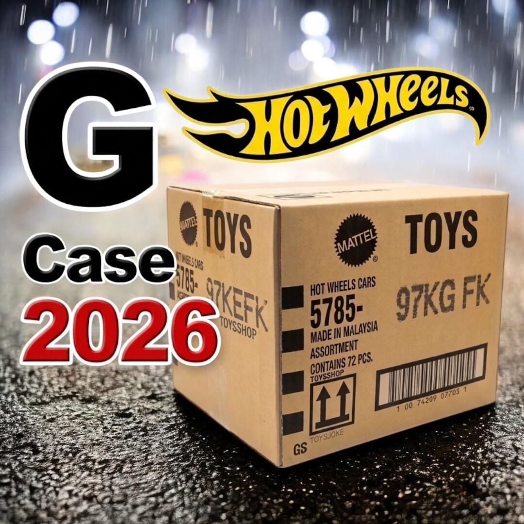 Hot Wheels Tekli Arabalar 2026 G Case - 72 Adetlik Kutu