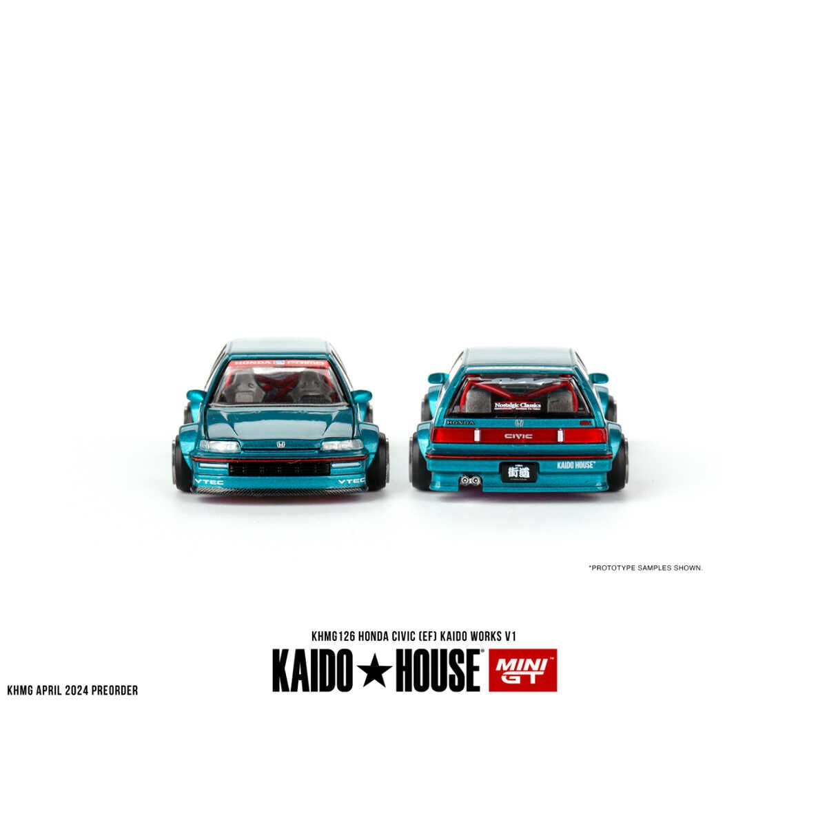 Mini GT 1/64 Honda Civic (EF) Kaido Works V1