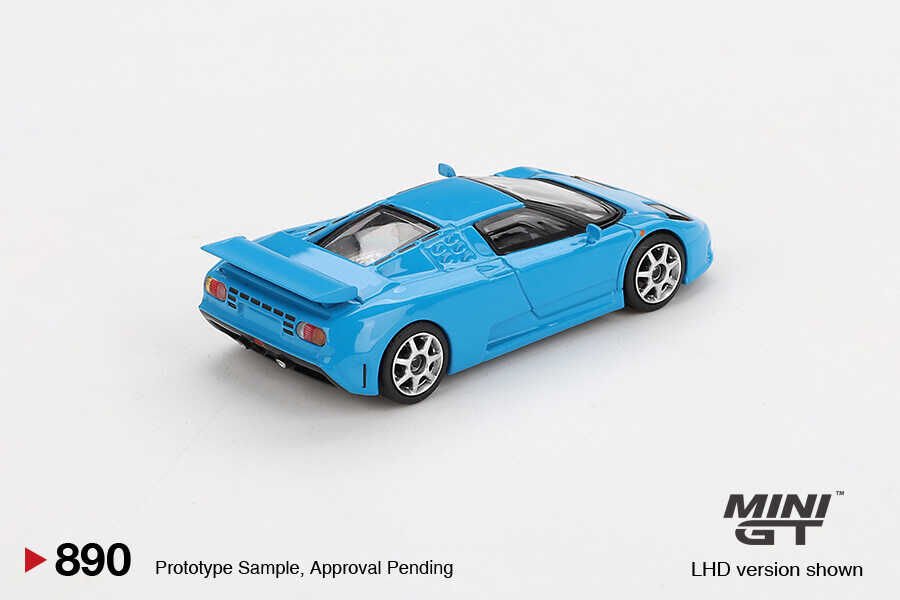 Mini GT 1/64 Bugatti EB110 Super Sport Blu Bugatti - Blister Paket MGT00890-BL