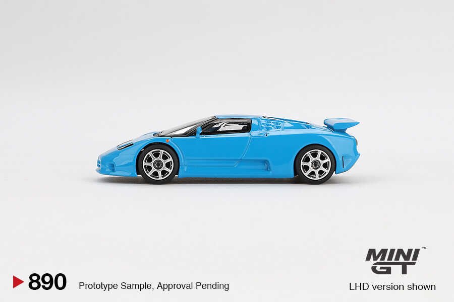 Mini GT 1/64 Bugatti EB110 Super Sport Blu Bugatti - Blister Paket MGT00890-BL