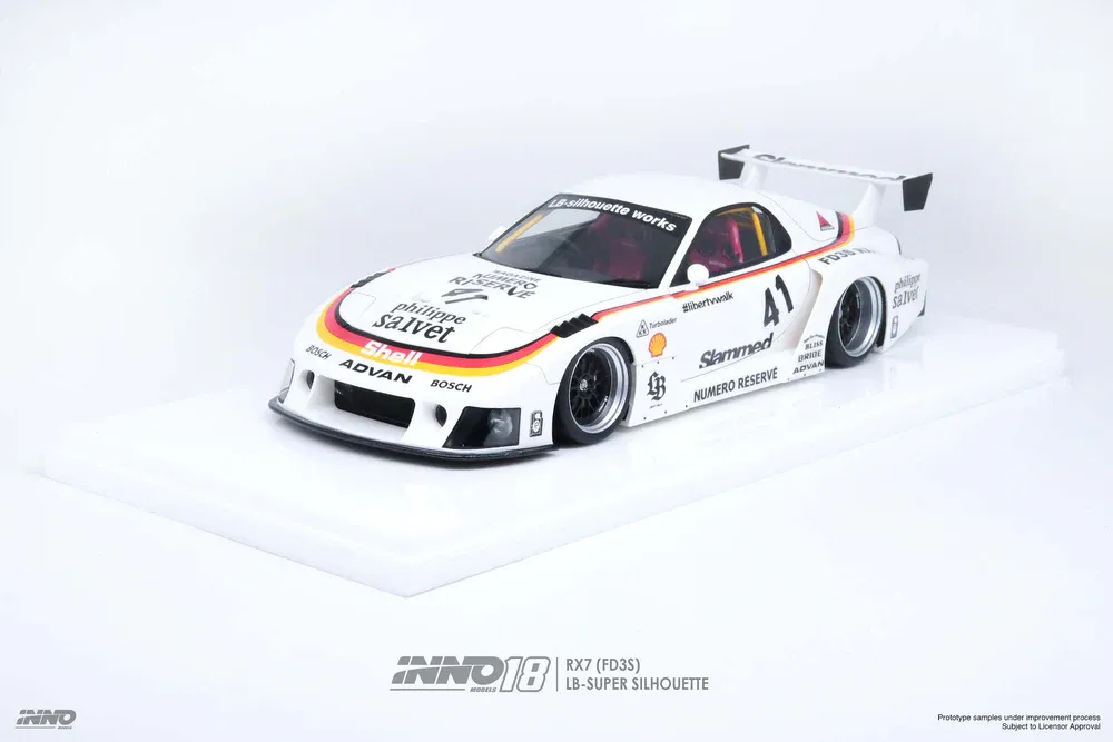 Inno64 1/64 Mazda RX7 FD3S LB Super Silhouette IN64-LBWKRX7-02