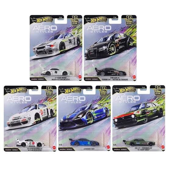 Hot Wheels Premium -  Car Culture 2026 Aéro Styles 5’li Seti