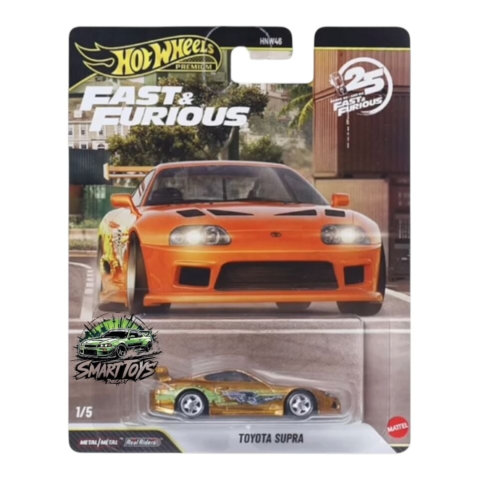 Hot Wheels Premium - Fast & Furious Premium 25. Yıl Serisi Mix 4 5’li Seti (YD) (ÖN SİPARİŞ)
