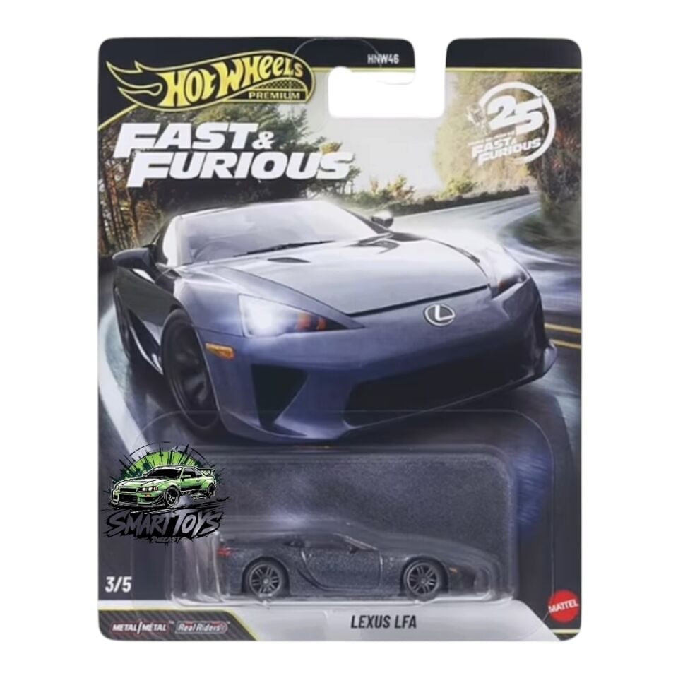 Hot Wheels Premium - Fast & Furious Premium 25. Yıl Serisi Mix 4 5’li Seti (YD) (ÖN SİPARİŞ)